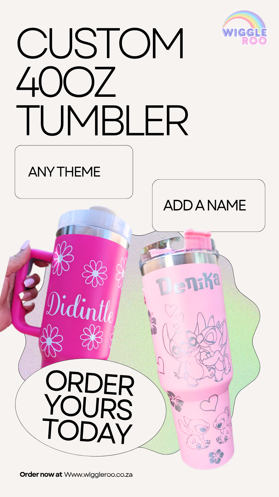 1200ml Personalised Tumbler