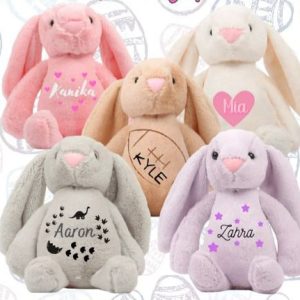 Personalised Bunny Plushies