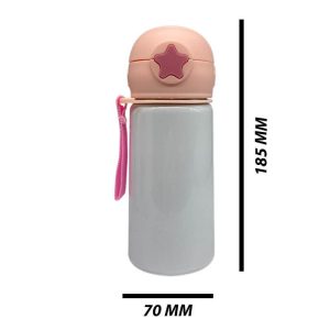 Kiddies Personalized Metal Straw Bottle