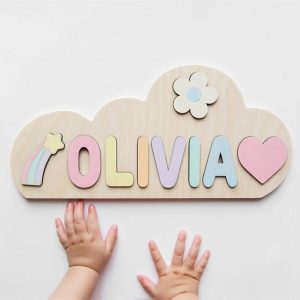 Custom Laser Cut Name Puzzles for Kids 