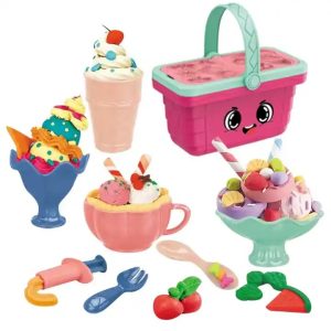 Magic Dough Ice cream picnic basket plastic set