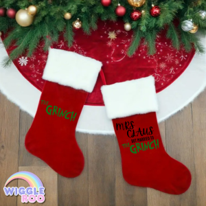 Large Custom Classic Velvet Christmas Stockings