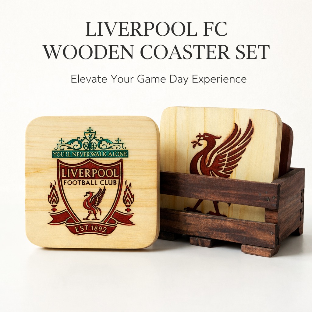 CUSTOM WOODEN COASTER SET